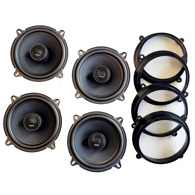 Phase Linear Lautsprecherset passend Volvo 850 Tür Vorn Hinten inkl.Adapterring