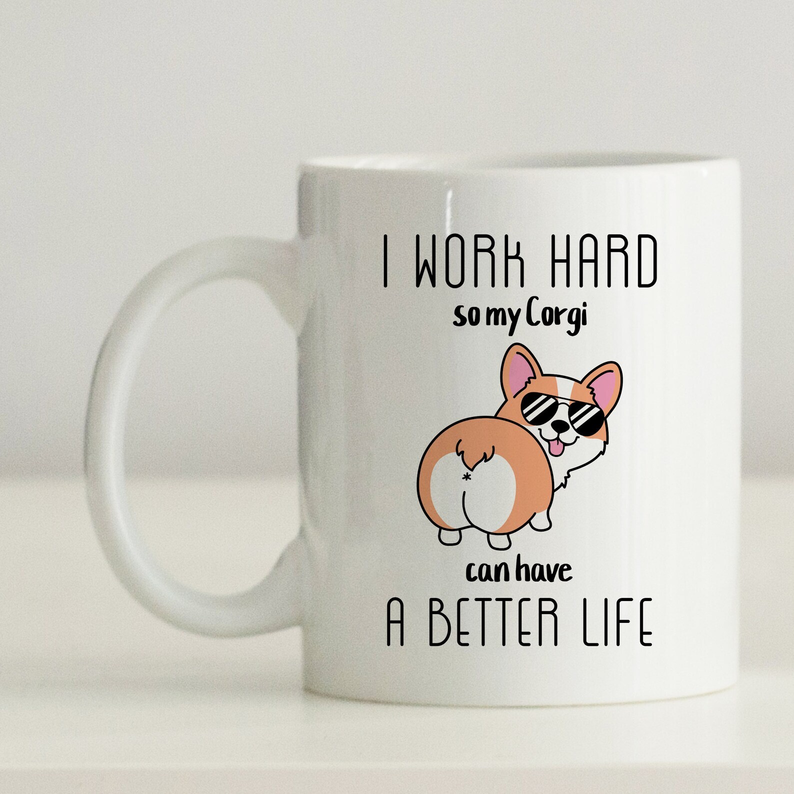 Funny Pembroke Corgi Mug For Corgi Dad Corgi Gift Idea For Corgi Lovers Cute Cor