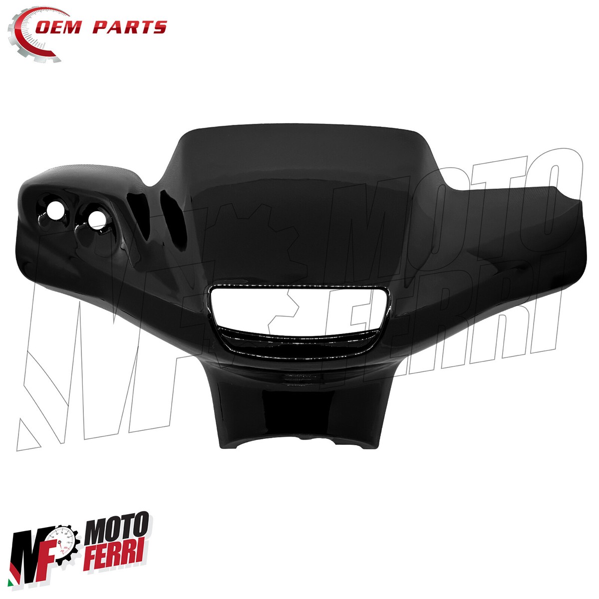 Mf5619 - Front Handlebar Cover Black Metallic Yamaha Bws MBK