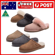 Women's Men's UGG Slipper Genuine Australian Made Premium Sheepskin Wool Slip On