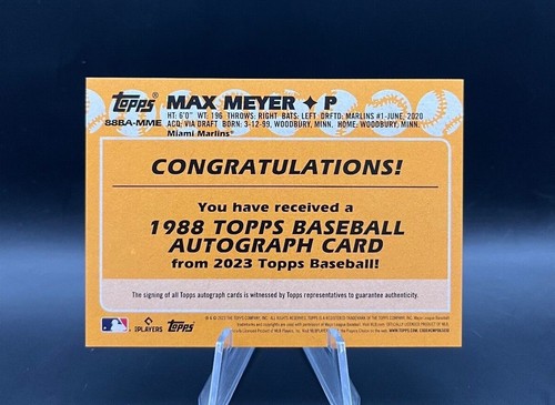 2023 Topps Series 1 & 2 1988 Topps Autographs Auto RC 88BA - Pick Your Card - Picture 11 of 19