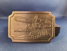 Vintage HOMELITE Chain saw 2" x 3" Belt Buckle New-Made In USA