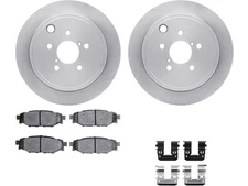 For 2013-2014 Subaru WRX Brake Pad and Rotor Kit Rear Dynamic Friction 33542XVPP