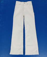 Autograph Women's Jeans Soft White Lyocell Blend High Waisted Flared New