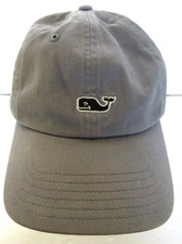 Vineyard Vines Hat Cap Whale Logo OSFM Adjustable Strap Back Blue Distressed
