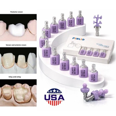 US Dental C14 MT Lithium Disilicate Glass-Ceramic CAD/CAM Blocks for CEREC/inLab
