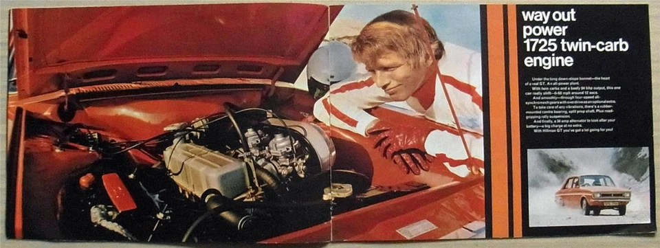 HILLMAN GT Car Sales Brochure 1970 #2578/H/2/119/50 - Image 3 of 4