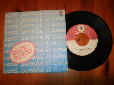 REICHE UND ARME - Es wird sein, weil ich dich liebe / Schöne Liebe - 45-Runden-Disc - BABYRECORRDS - 1981