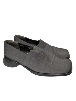 ARMANDO POLLINI Schlüpfschuhe Damen Halbschuhe Gr. DE 39 hellgrau Casual-Look