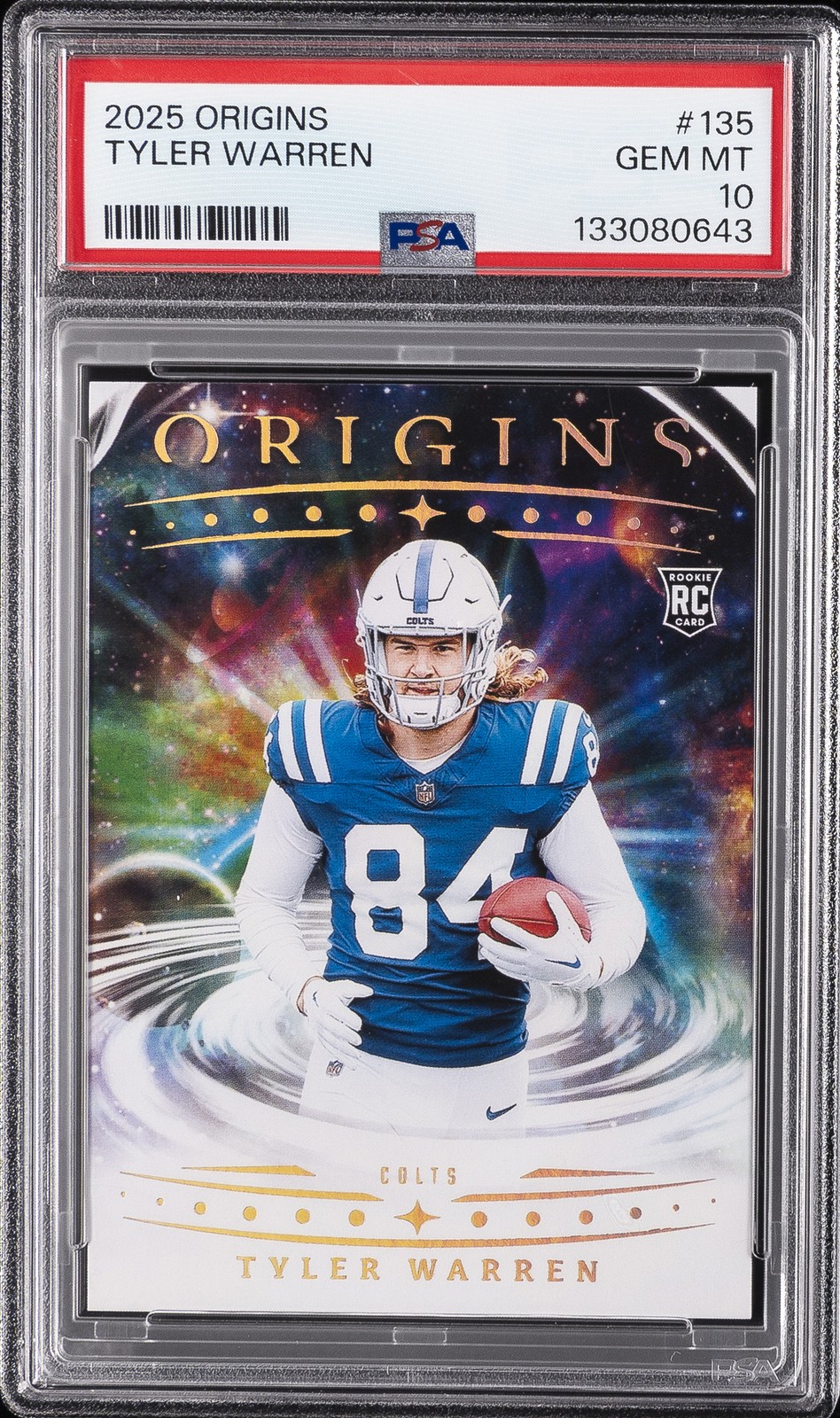Tyler Warren Panini Origins #135 Base