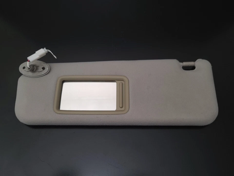 Juego de pares de parasoles Toyota Prius 2004-2009 conductor pasajero izquierdo derecho OEM GRIS Foto 4 de 4