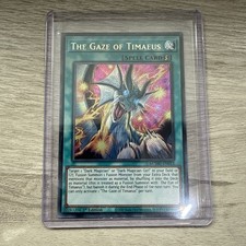 Yu-Gi-Oh - The Gaze Of Timaeus Secret Rare 1st ED Pack Fresh NM