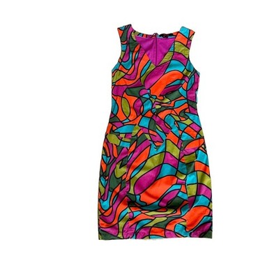 Anthropologie Fish Fry Glass Glow Shift Dress S Manish Arora Vintage Rare