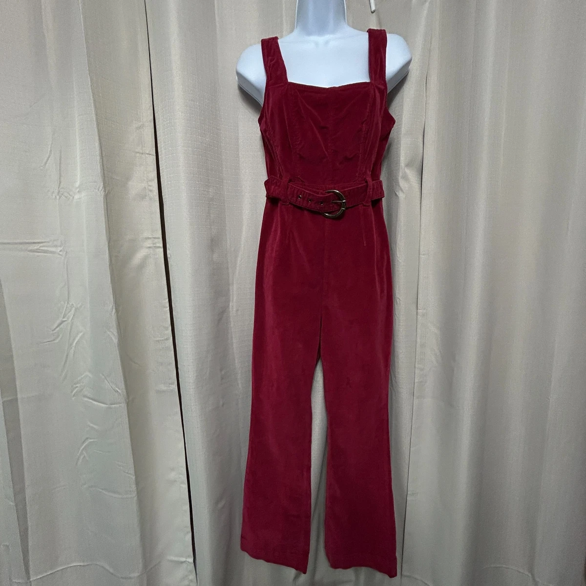 Corduroy Jumpsuit Solid Jumpsuits & Rompers for Women for sale | eBay display picture 1