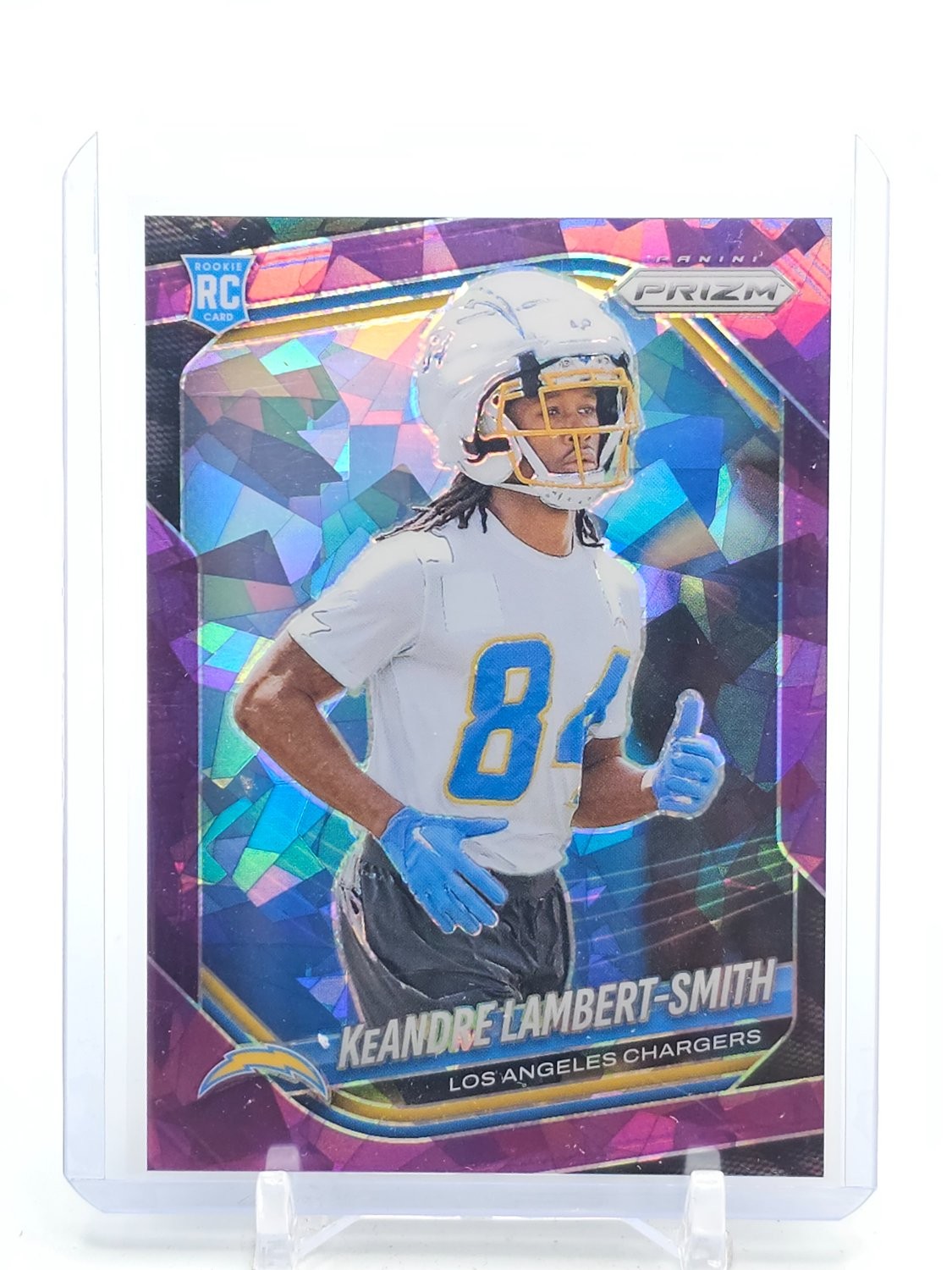 KeAndre Lambert-Smith Panini Prizm #349 Purple Ice