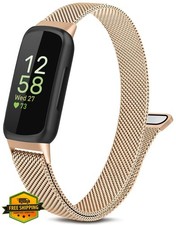 Fitbit Inspire 3/2 Metal Mesh Band - Magnetic Stainless Steel Strap