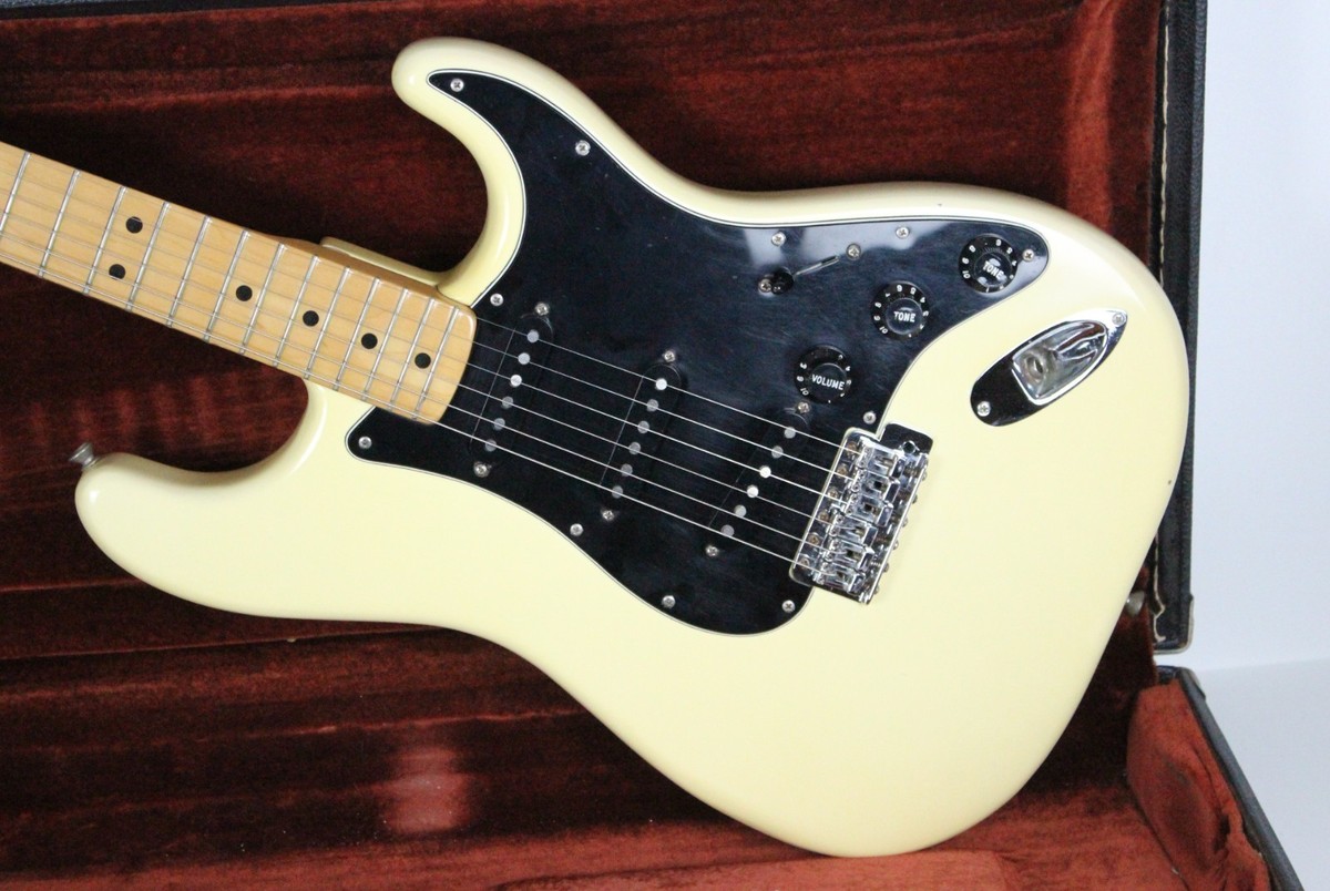 1978-1979 Vintage Fender Stratocaster Olympic White Maple