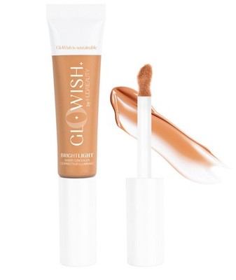 HUDA BEAUTY GloWish Bright Lights Sheer Concealer 08 Tan .35 oz New