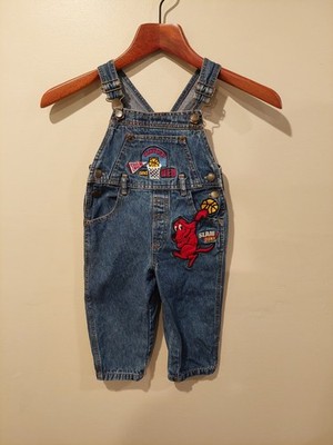 VTG Clifford the Big Red Dog Overalls Kids 
