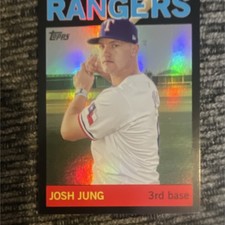Topps 2025 Archives Josh Jung Texas Rangers Foilboard Baseball Card #23