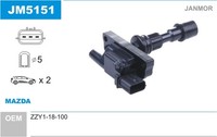 ZüNdspule Janmor JM5151 FüR Mazda 323 BJ 6 16V BJ5P BJ5W BJ10M