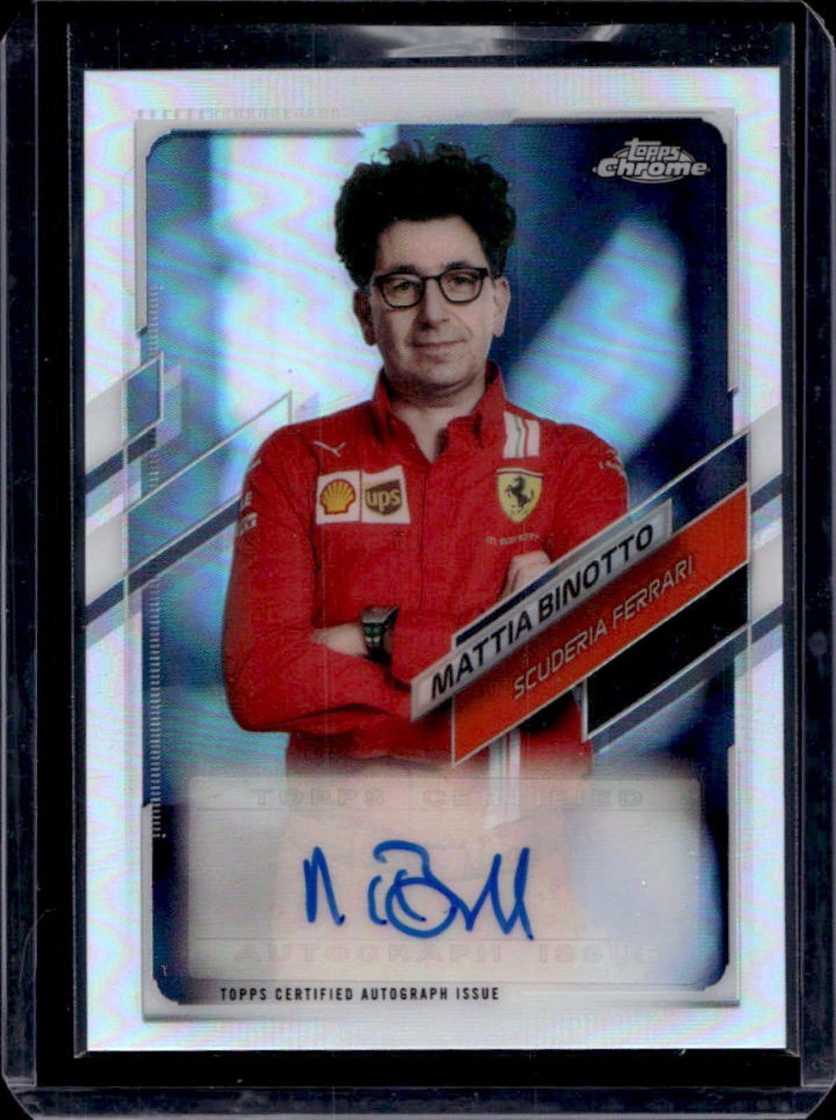 2021 Topps Chrome F1 Mattia Binotto F1 Auto #/89