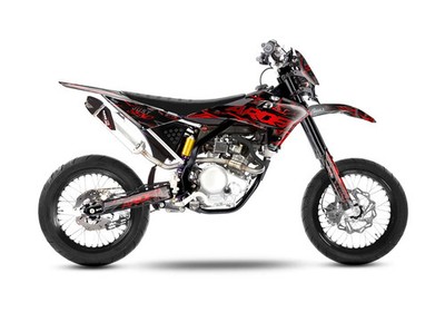 Dekor passend für Fantic XMF 50 / 125 - Vortex / Rot / 2017 - 2022Supermoto