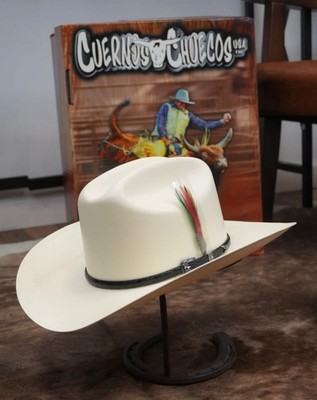 Sombrero Cuernos Chuecos 5000X San Judas Tadeo Sinaloa Style Cowboy Straw Hat