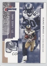 2001 Fleer Game Time Isaac Bruce #100 HOF