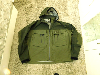 Simms G3 guide gore-tex XCR jacket Men's 2XL fishing wading