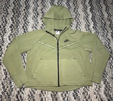 Nike Sportswear Tech Fleece Windrunner Womens Full-Zip Hoodie Green S CW4298-334