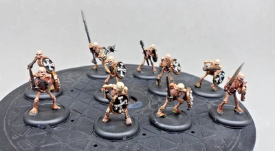 Warhammer tow Undead mordheim squelette mort skeleton dead bone os unit guerrier - Photo 1/4
