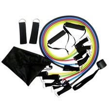 Resistance Bands 11PCS Set For Gym Workout Exercise Crossfit Fitness Yoga Tubes