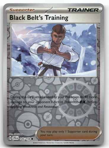 Black Belt's Training 145/159 SV09: Journey Together Reverse Holo