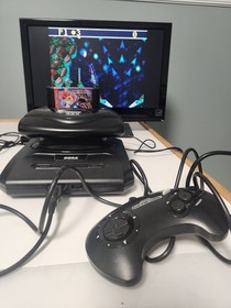 Sega Genesis 2 "Tower of Power" CD 32X Video Game Console, Tested & Working