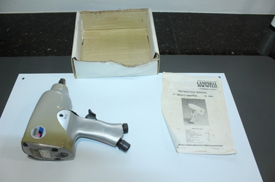 #ad Vintage Campbell Hausfeld 1 2quot; Impact Wrench Air Driven #TL1002 With Manual $53.82