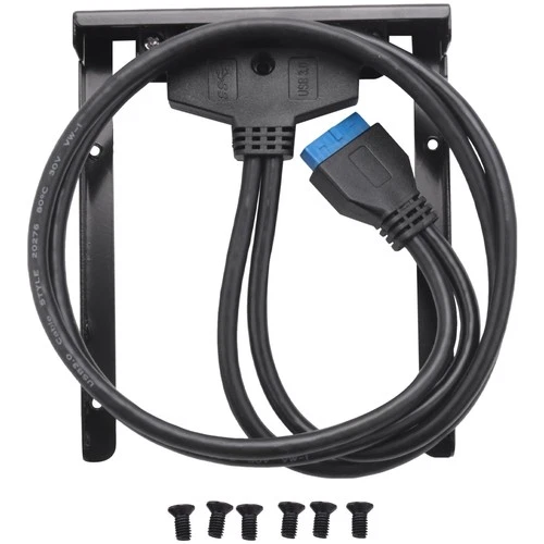 USB 3,0 Frontpanel HUB Panel fuer Einschuebe Floppy 2x USB A- Buchse NEU P5Y7