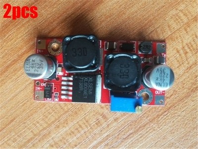 2Pcs Down Converter XL6009 Module Voltage     Dc Adjustable Step Up Ic ut *yt
