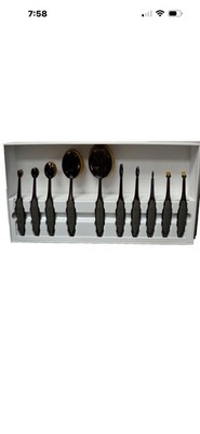 Artis Elite Collection Ten Brush Set CosmeFibre Cruelty-Free Oval Linear Circle