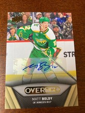 2024-25 Upper Deck Overtime Auto Matt Boldy Autograph