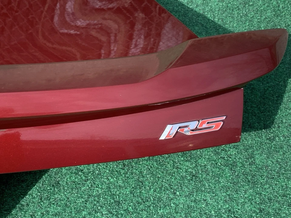 Chevrolet Chevy Camaro RS 2010-2013 ROJO tapa maletero cubierta OEM (solo recogida) Foto 2 de 4