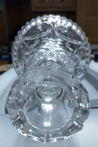 Stylesetter Vintage Kerzenständer glasklar mit Etikett "24% Bleikristall" - Bild 11 von 13