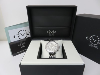 GV2 By Gevril Women's 9130 Astor Limited Edition Stainless Steel Watch