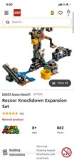 LEGO Super Mario: Reznor Knockdown Expansion Set 71390 , Incomplete
