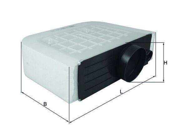 Knecht Lx 3233/6 Luftfilter FüR Audi Vw-image