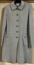 $1665 St. John Scandi Minimal Old Money Quiet Luxury Santana Knit Coat Size 4
