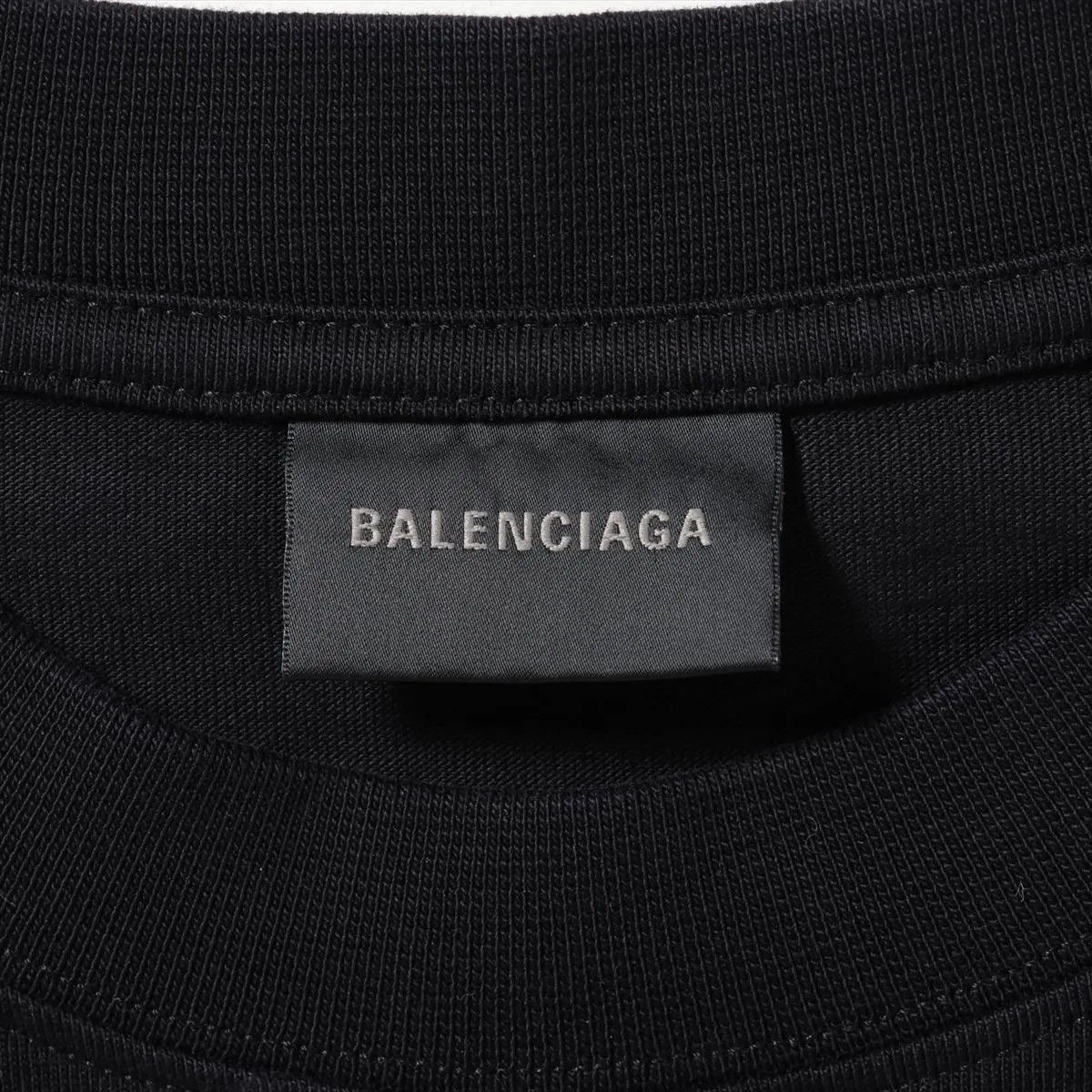 Balenciaga 22 years Cotton T-shirt XS Men's Black  612966 There is a scuff thumbnail 5