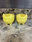 Vintage Art Deco Yellow Cats Ceramic Pottery Planter (c 1950’s) Unmarked McCoy?