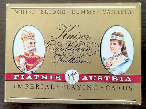 IMPERIAL PLAYING CARDS - PIATNIK AUSTRIA - KAISER SPIELKARTEN #2138 DOUBLE DECK