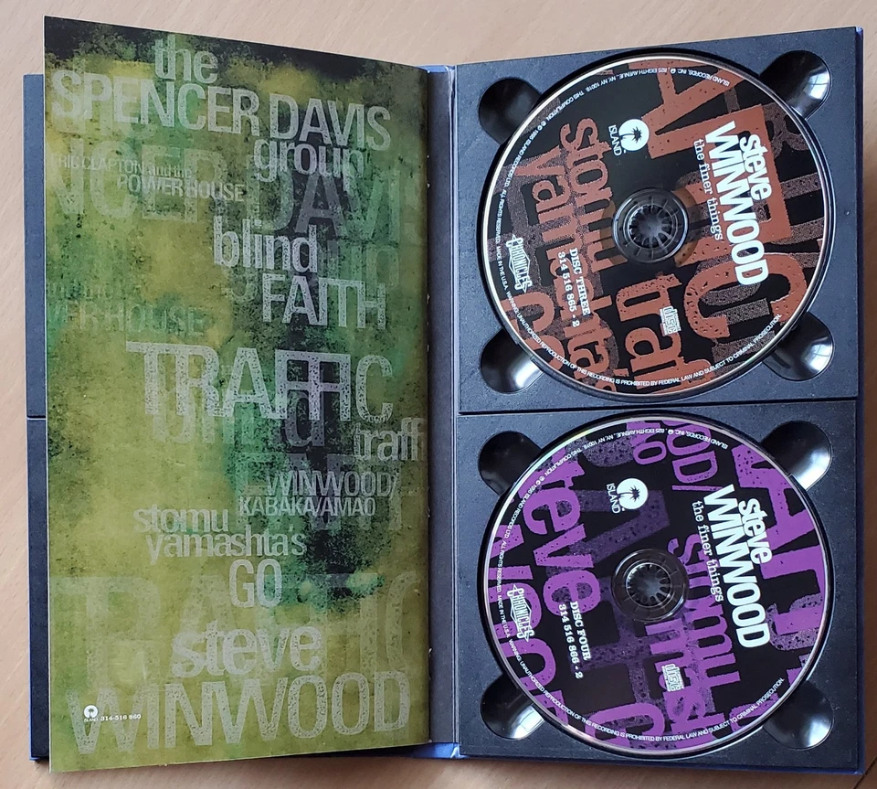 Steve Winwood – The finer things, 4-CD-Longbook, ISLAND 314 516 860-2 - Bild 4 von 4